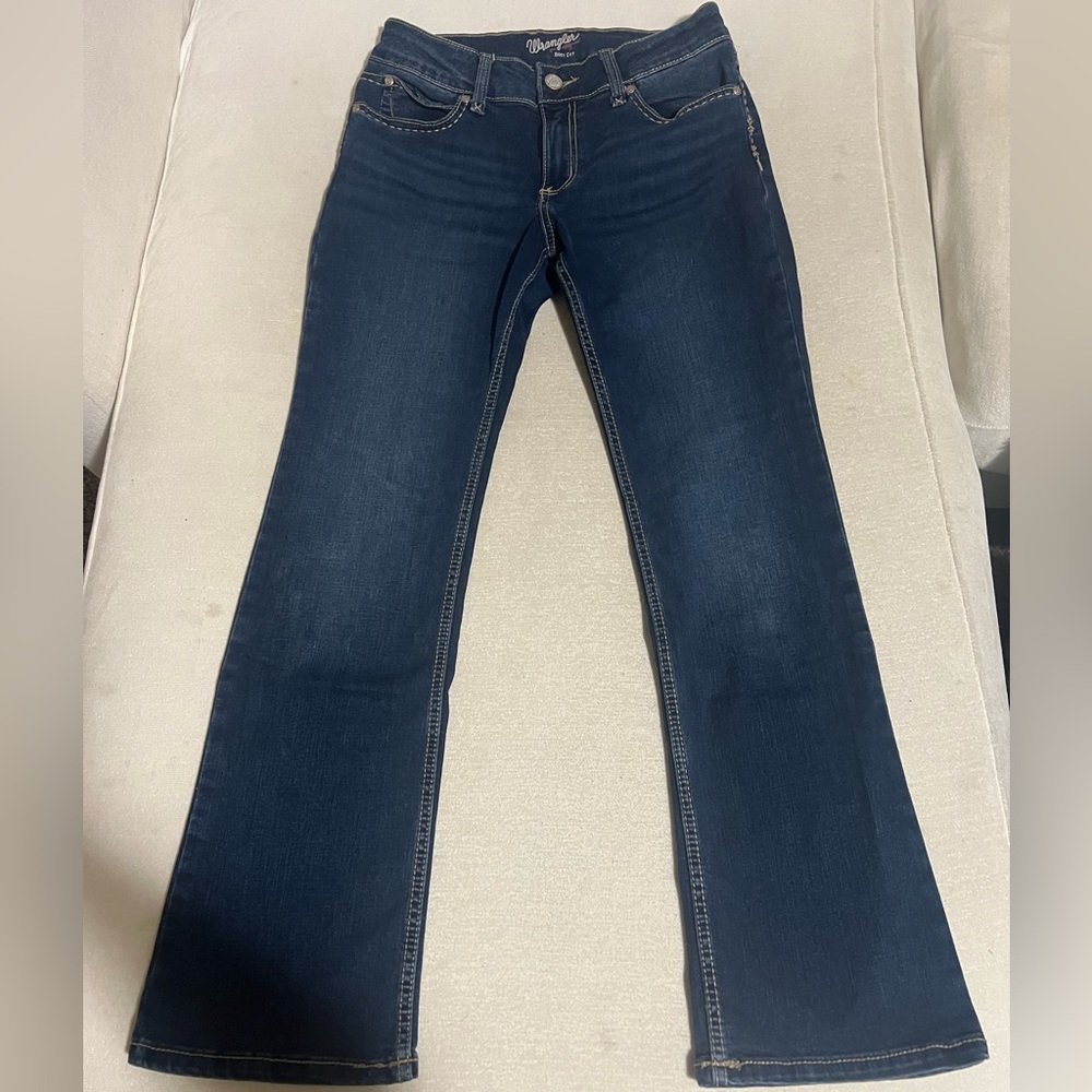 Wrangler Women's Dark Blue Flare Jeans